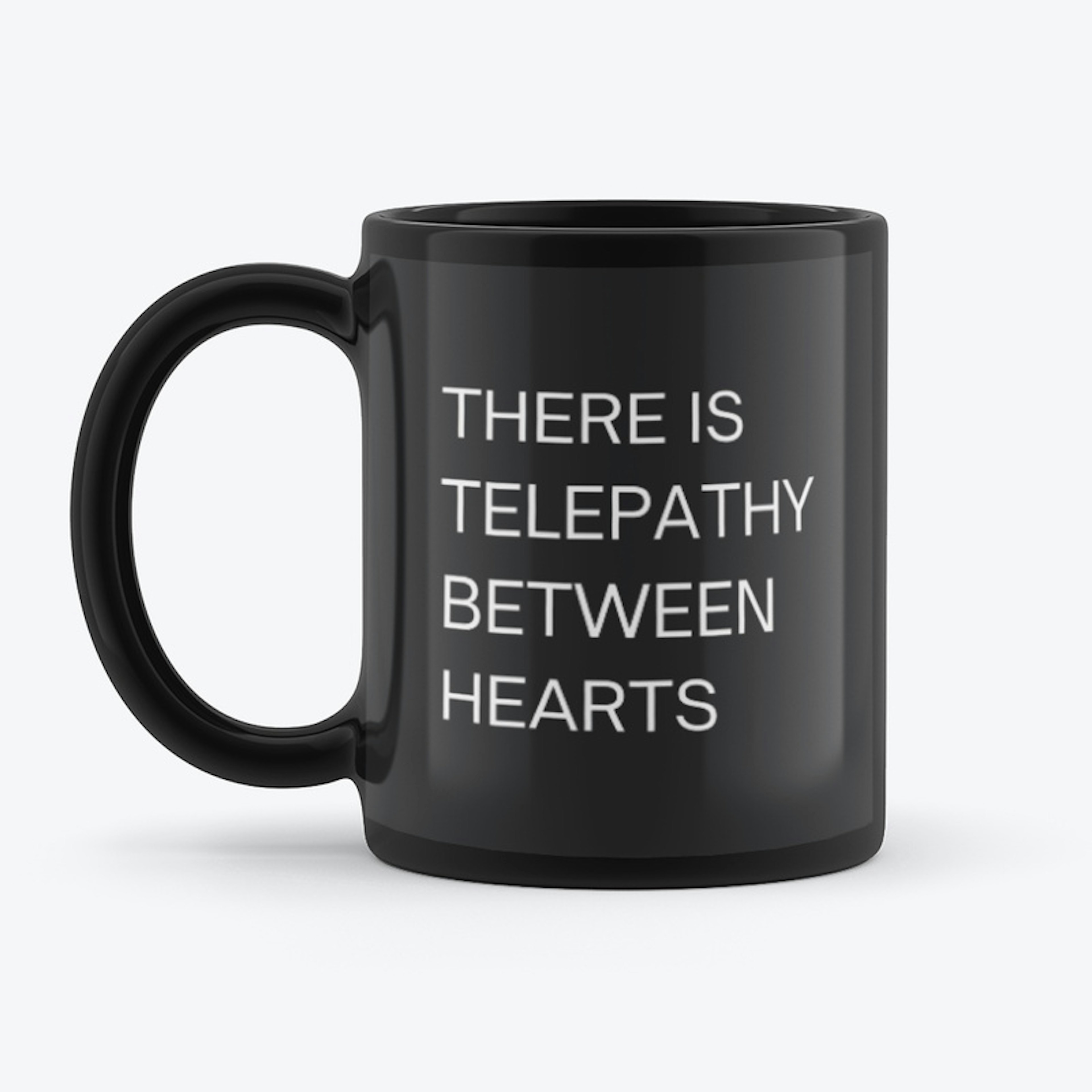 Telepathy Between Hearts Coffee Mug