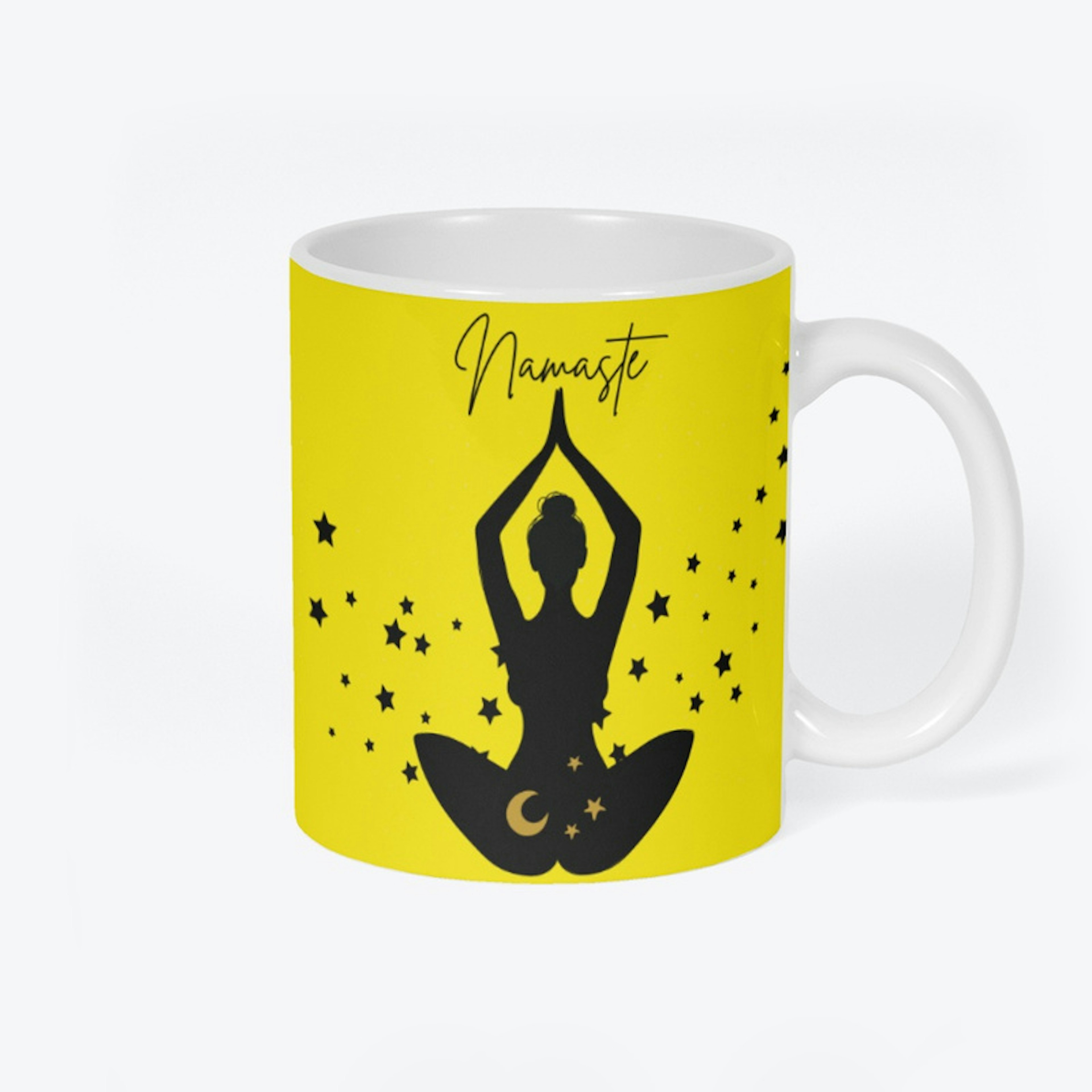 Meditate Namaste Coffee Mug