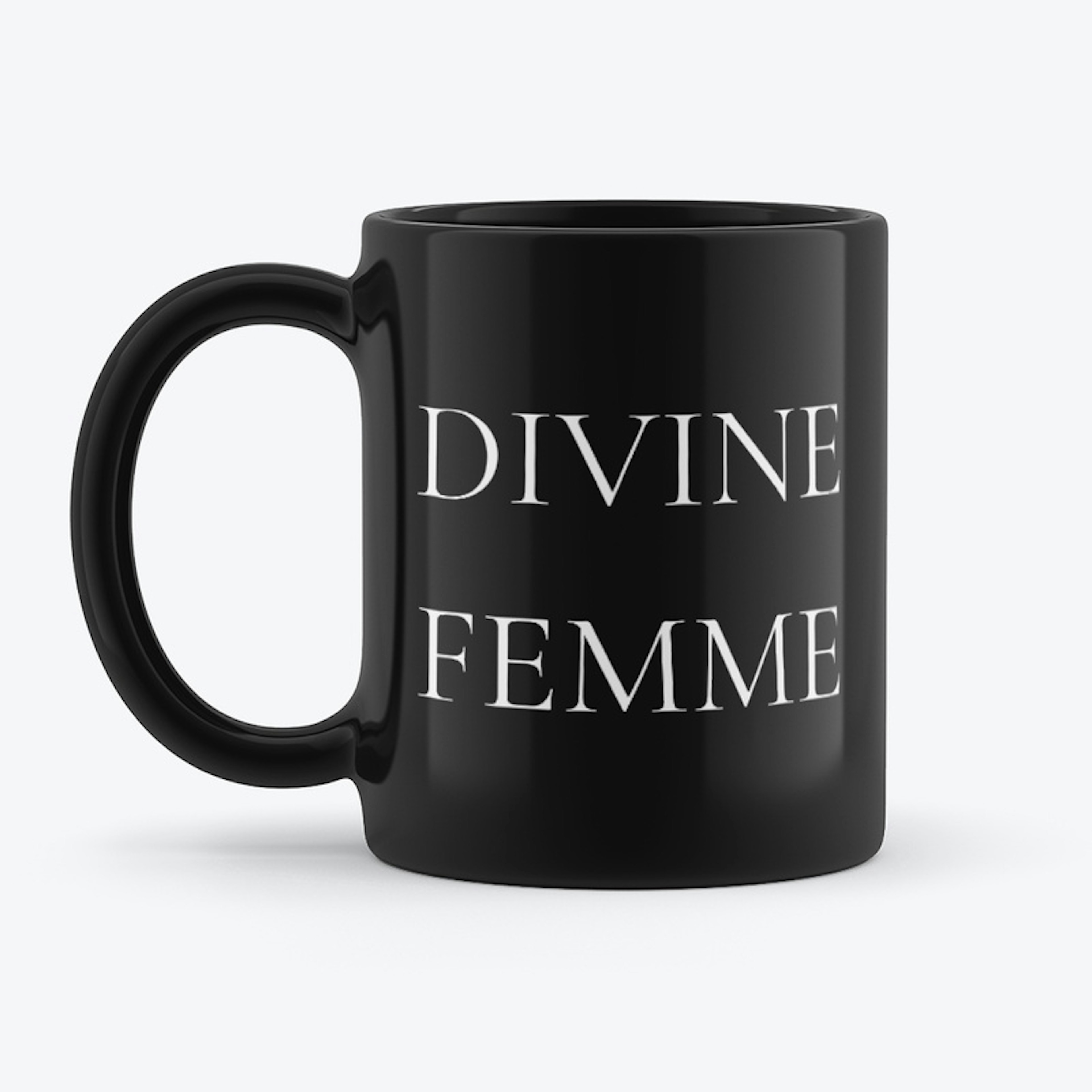 Divine Femme Coffee Mug (Black)