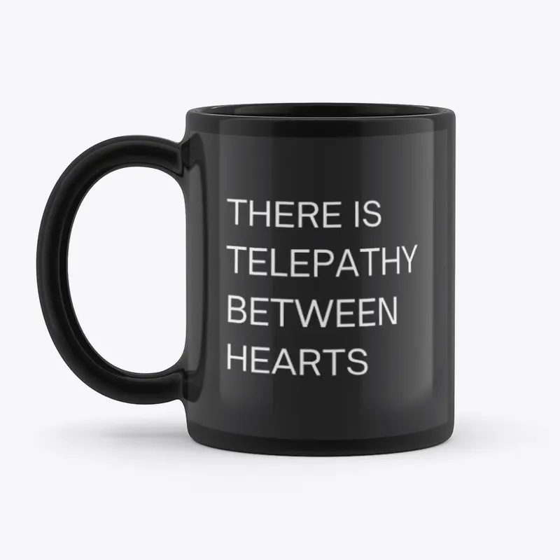 Telepathy Between Hearts Coffee Mug