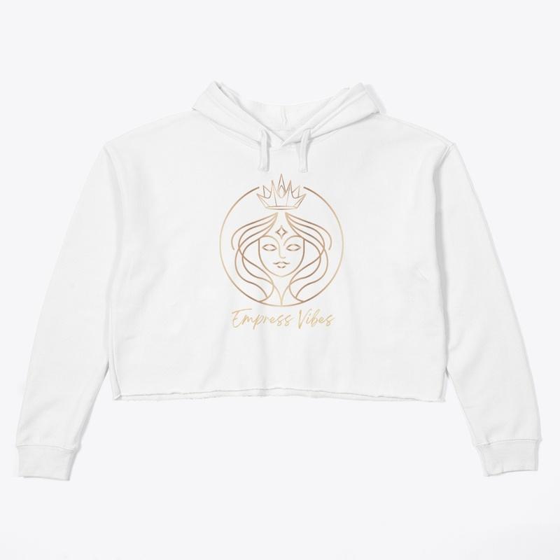 Divine Femme Empress Vibes Crop Hoodie