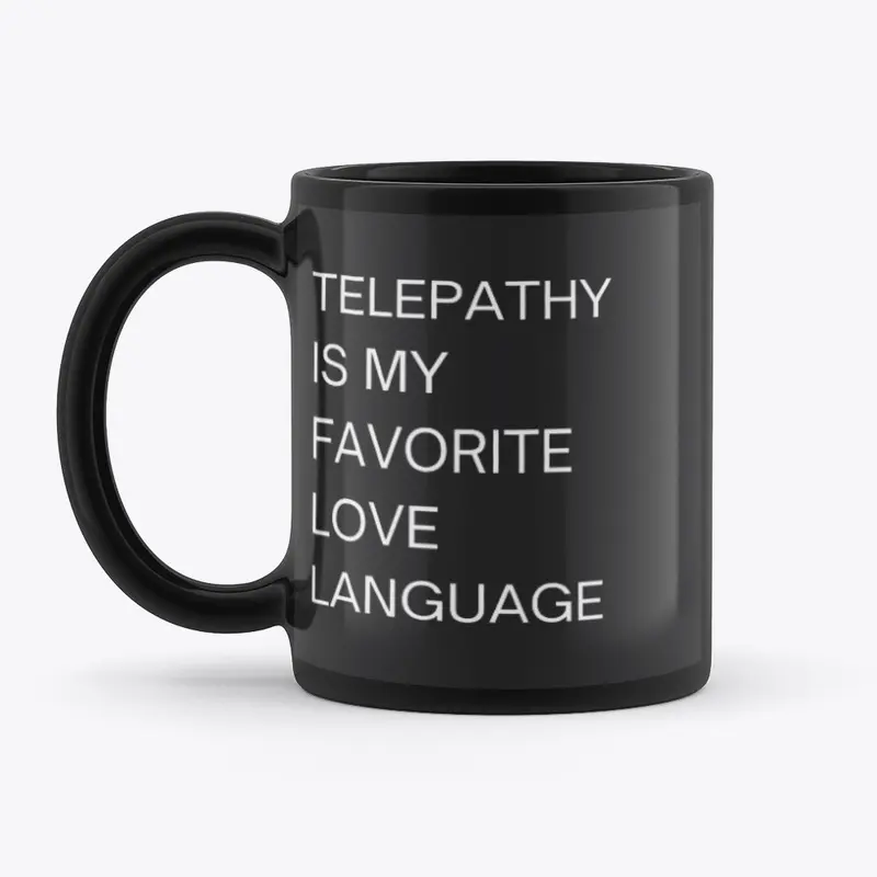 Telepathy Love Language Coffee Mug